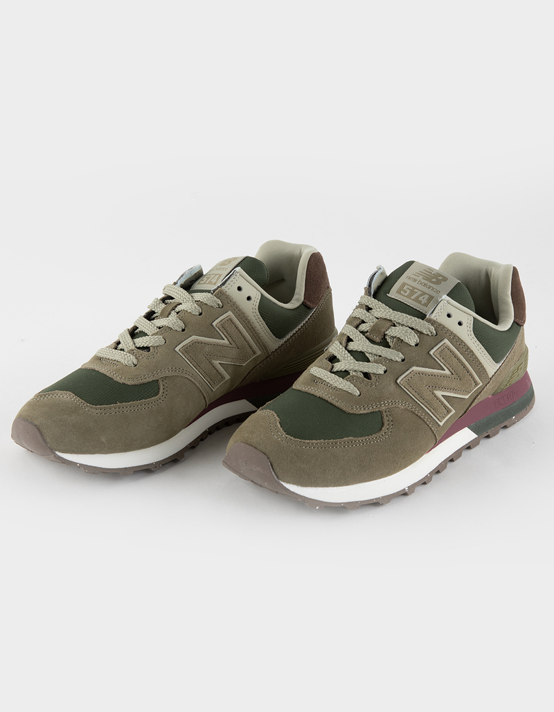 NEW BALANCE 574 Mens Shoes - OLIVE COMBO | Tillys 