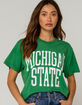 THE ORIGINAL RETRO BRAND MSU Michigan State University Womens Oversized Tee image number 1