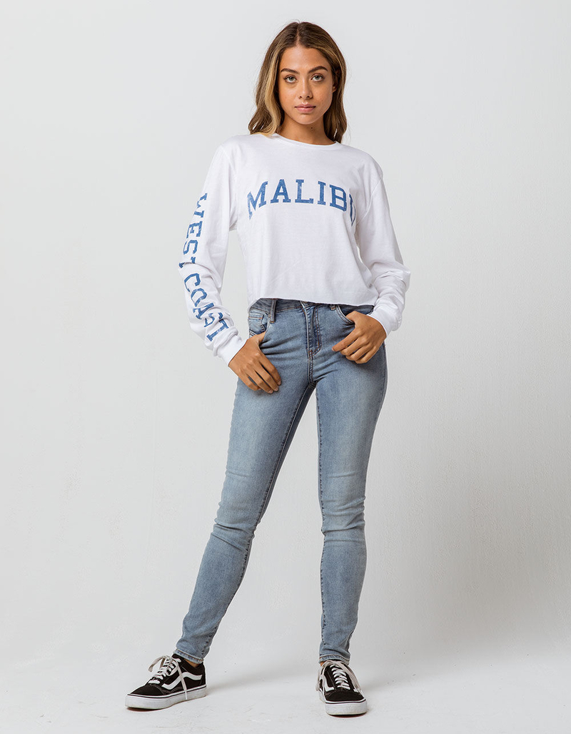 FULL TILT Malibu Womens Crop Tee image number 3