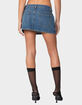 EDIKTED Chiara Denim Micro Skirt image number 5