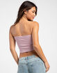 FULL TILT Stripe Cinch Womens Tube Top image number 4