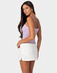 EDIKTED Textured Lacey Tank Top image number 5