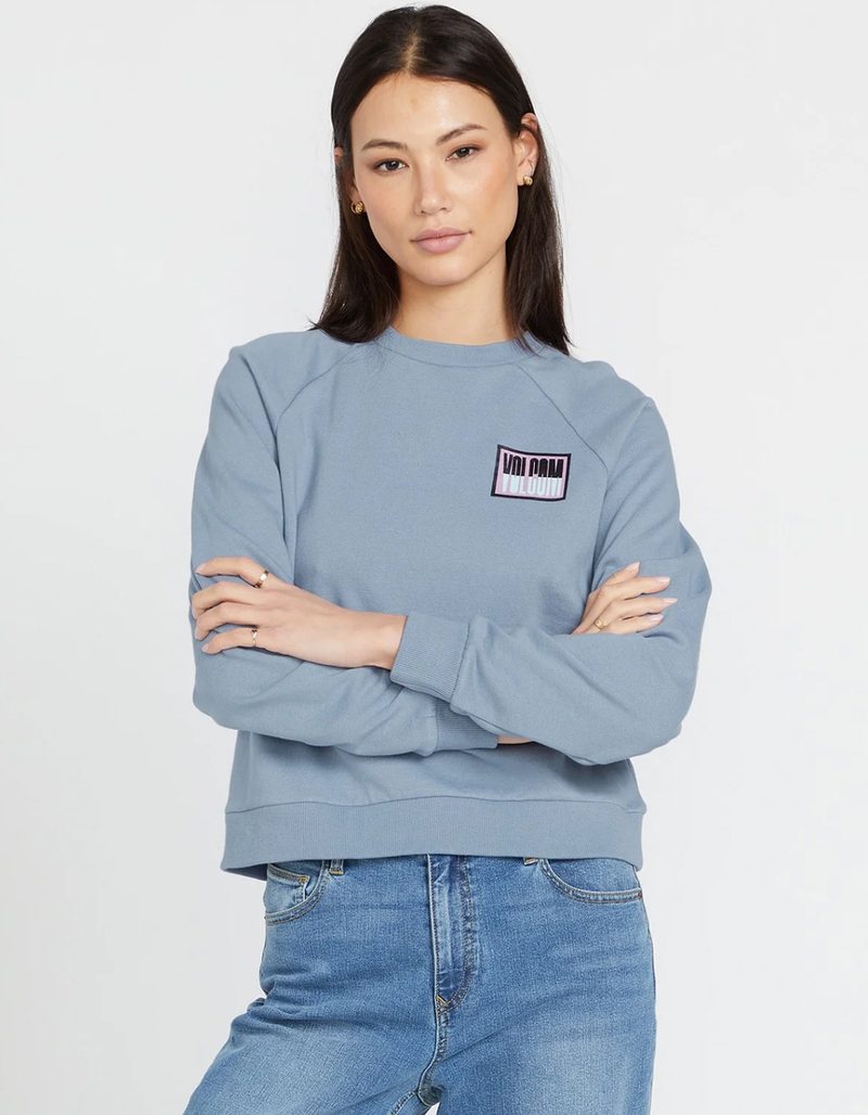 VOLCOM Truly Deal Womens Crewneck Sweatshirt image number 2