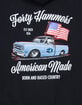 FORTY HAMMERS Born And Raised Mens Hoodie image number 3