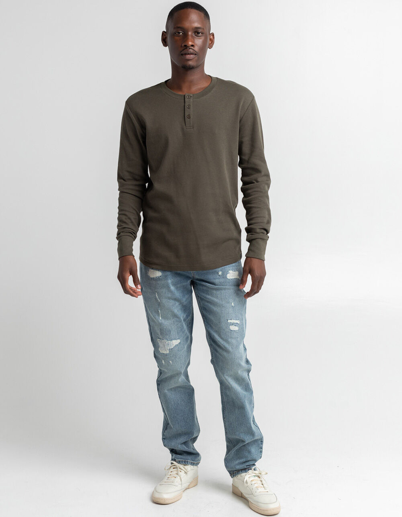 RSQ Mens Thermal Henley image number 4