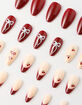 NEVER HAVE I EVER Cherry Cola Almond Press On Nails image number 3