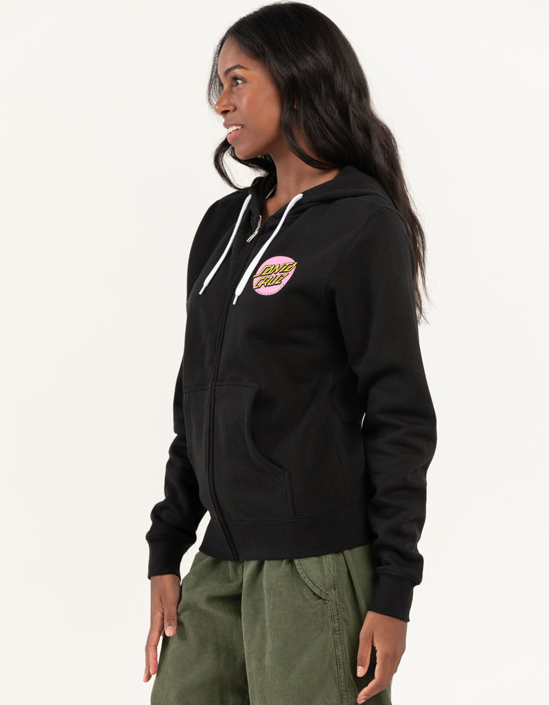 SANTA CRUZ Other Dot Womens Zip Up Hoodie image number 2