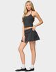 EDIKTED Moria Striped Fold Over Mini Skirt image number 4