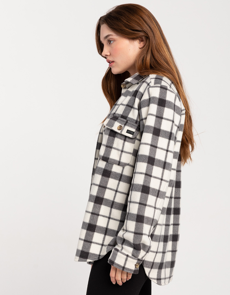 BILLABONG A/Div Forge Womens Fleece Flannel Shacket image number 3