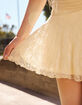 WEST OF MELROSE Womens Lace Ruched Dress image number 7