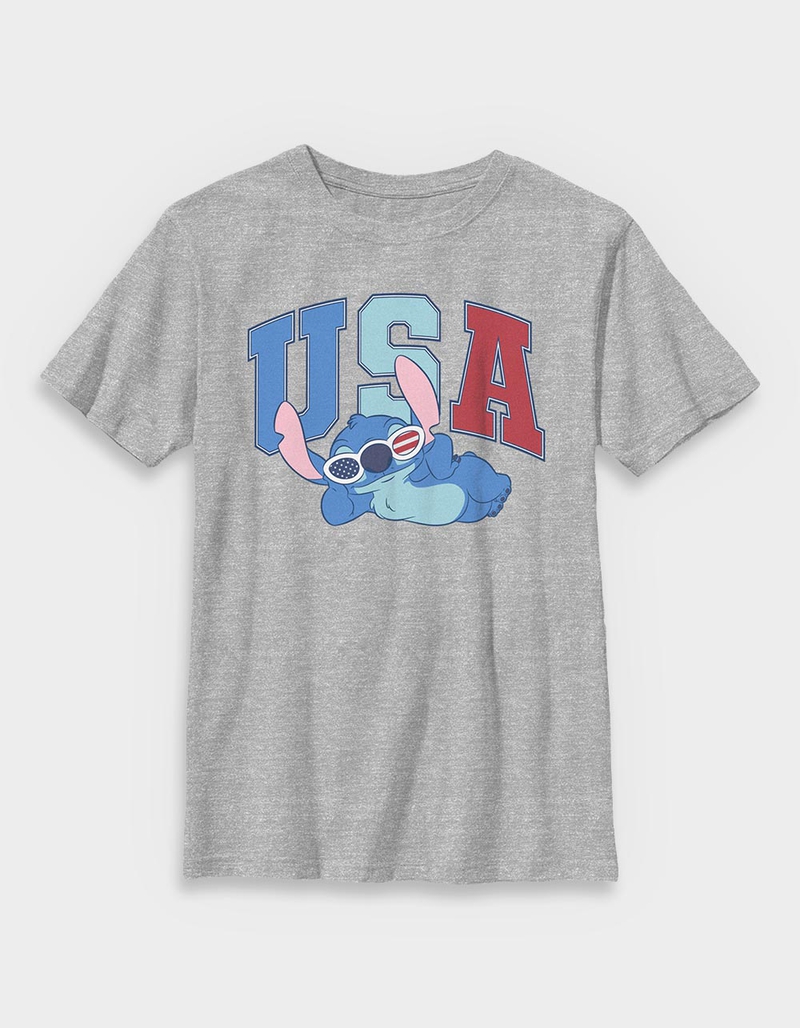 LILO & STITCH USA Stitch Pose Unisex Kids Tee image number 0