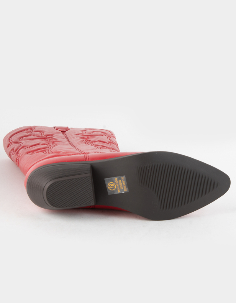 SODA Reno Womens Tall Cowboy Western Boots image number 2