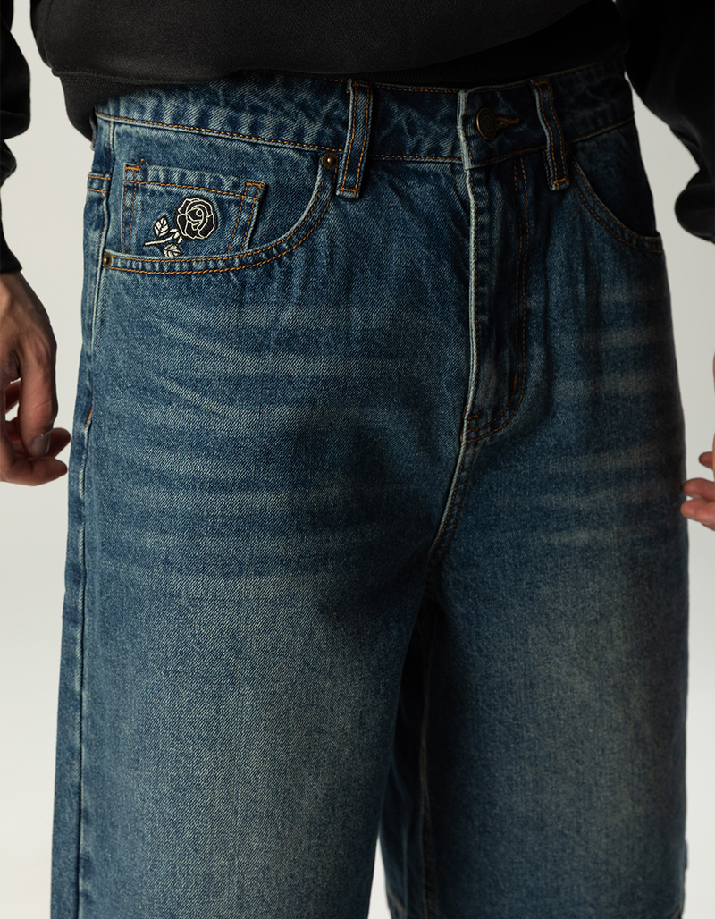 RSQ Mens Embroidered Jorts image number 3