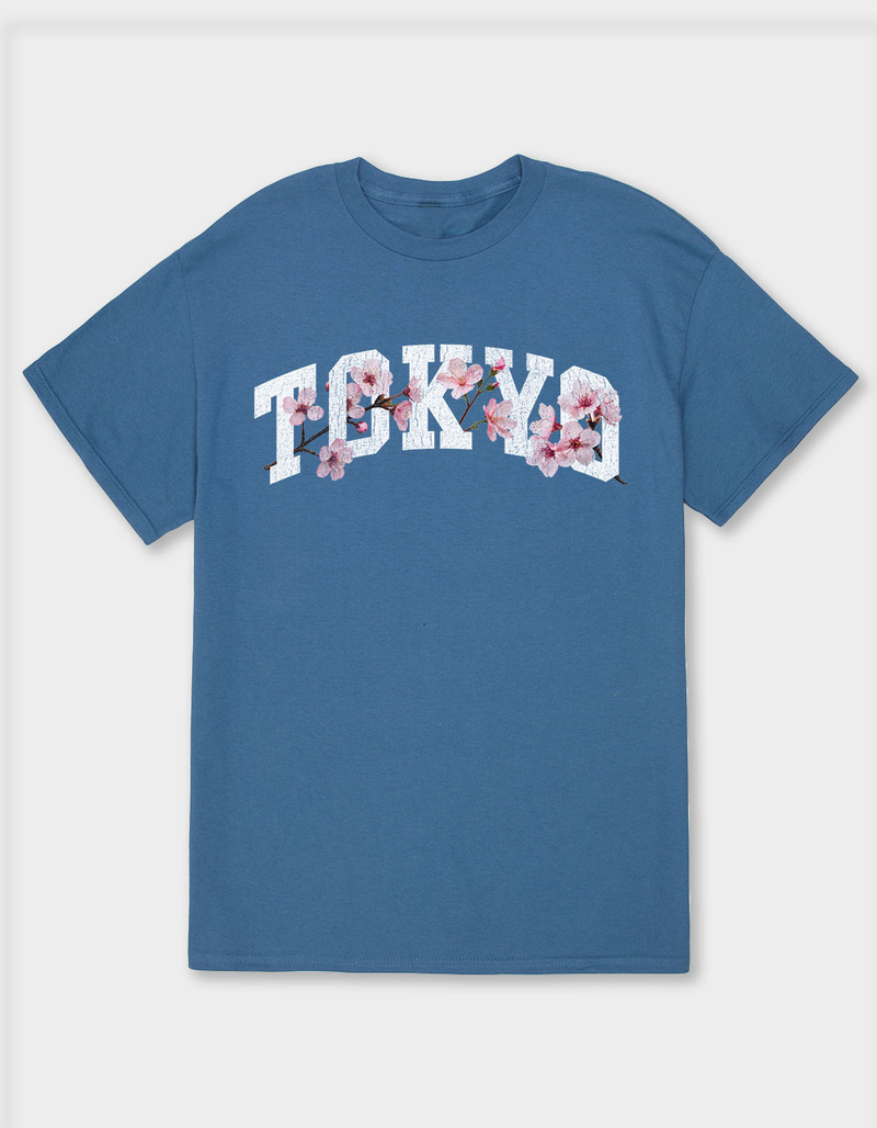 TOKYO Varsity Cherry Blossoms Unisex Tee image number 0