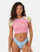 ROXY Tapestry Patchwork Cropped Womens Rashguard image number 1