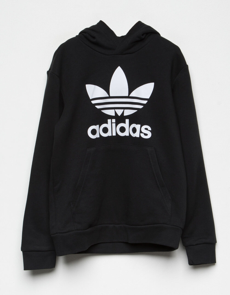 ADIDAS OG Trefoil Black Girls Hoodie image number 1