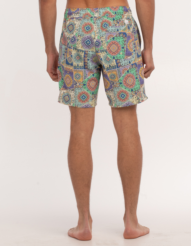 BLUE CROWN Kaleidescope Mens Swim Shorts image number 3