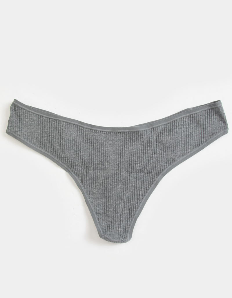 SKY & SPARROW Cotton High Leg Thong image number 0