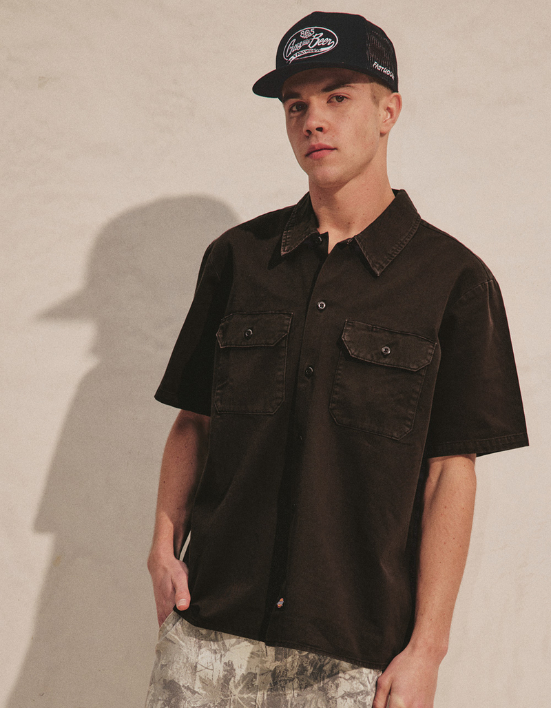 DICKIES Worn In Mens Work Shirt image number 0