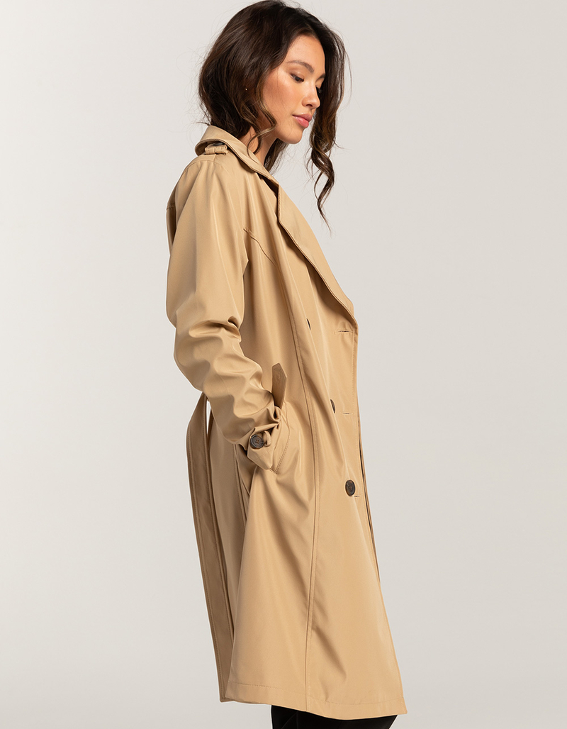 STOOSH Long Womens Trench Coat image number 2