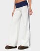 EDIKTED 8 Contrast Fold Over Wide Leg Pants image number 2