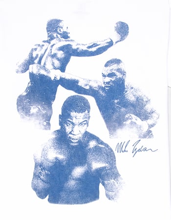 MIKE TYSON Watercolor Mens Boxy Tee Alternative Image