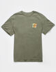 BRIXTON Alpha Square Mens Tee image number 2