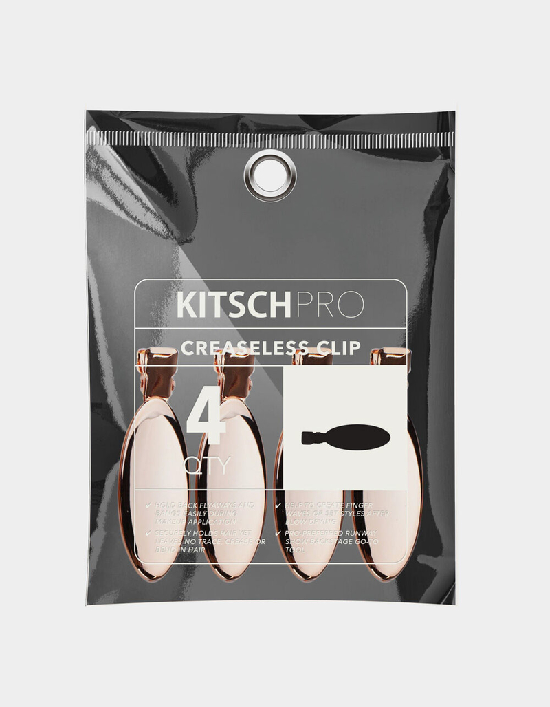 KITSCH 4 Pack Creaseless Hair Clips image number 2