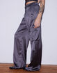 WEST OF MELROSE Womens Satin Cargo Pants image number 4