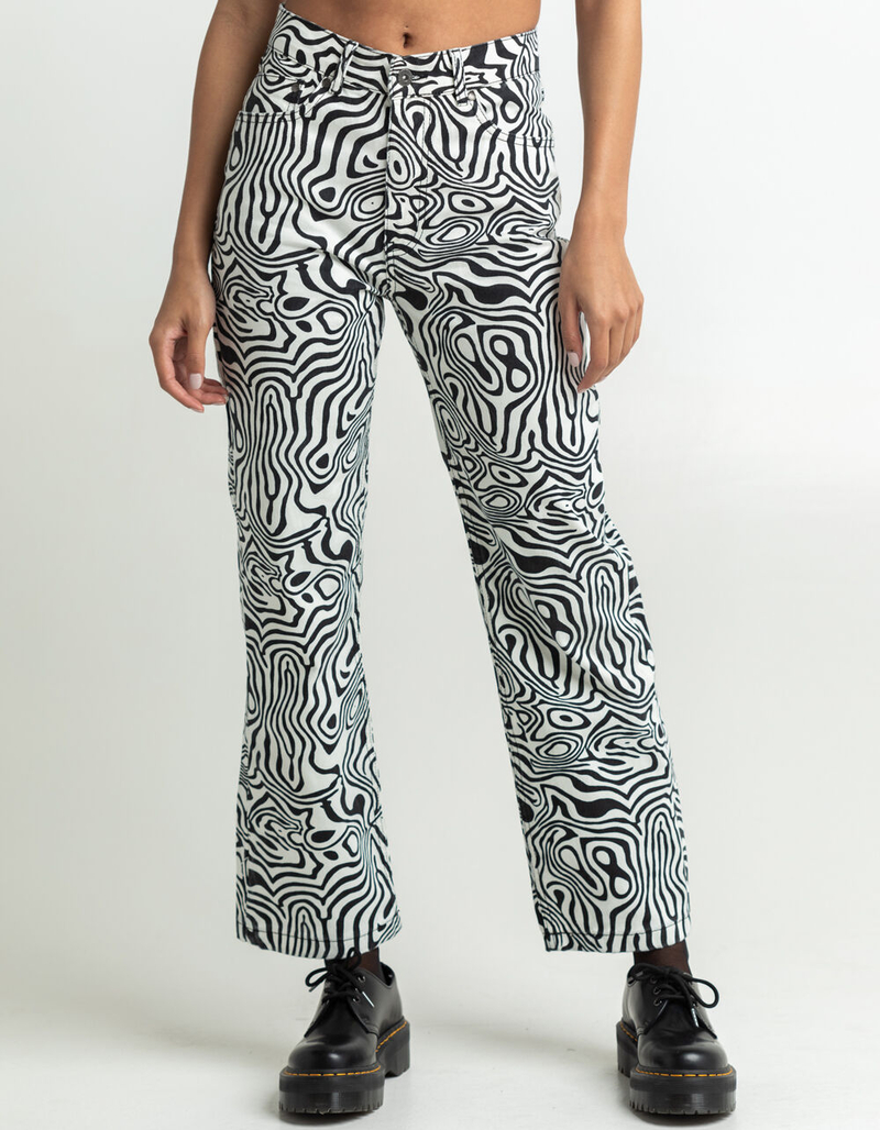 THE RAGGED PRIEST Marble Womens Dad Jeans image number 3