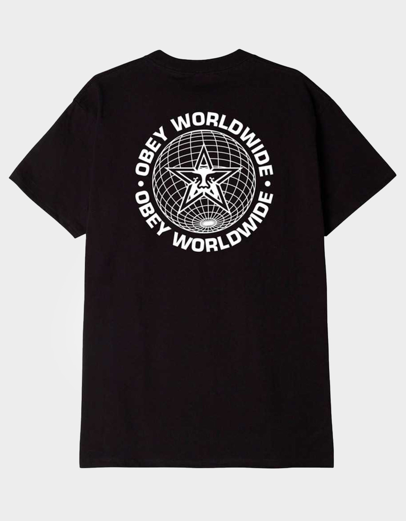 OBEY Worldwide Globe Mens Tee image number 0