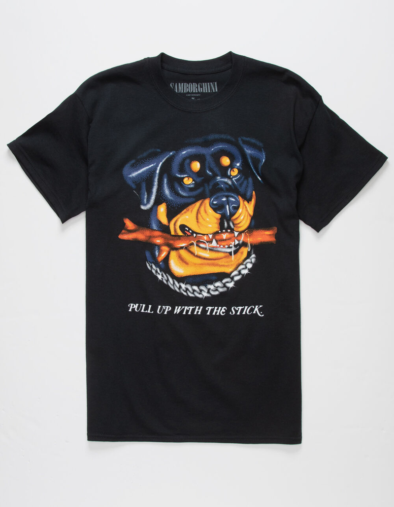 SAMBORGHINI Pull Up With The Stick Mens Tee image number 0