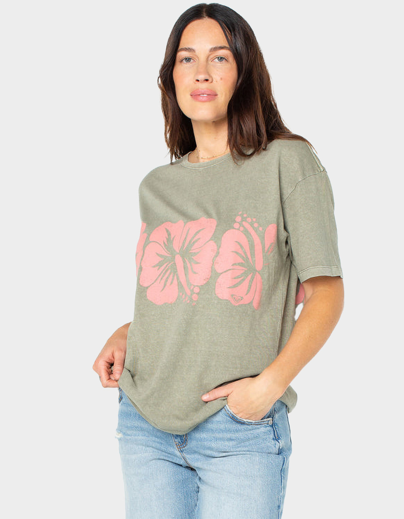 ROXY Flower Block Womens Boyfriend Tee image number 0
