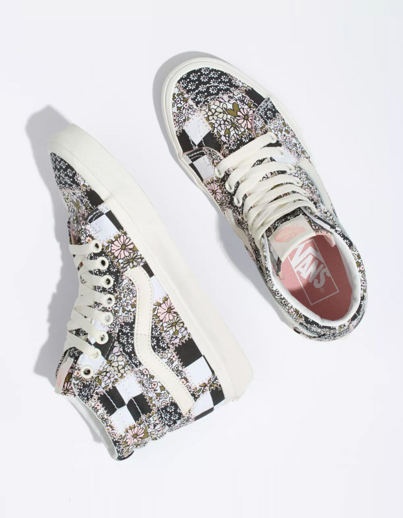 VANS Patchwork Floral SK8-Hi Womens Shoes image number 2