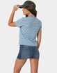 EDIKTED Callahan Striped Tee image number 4
