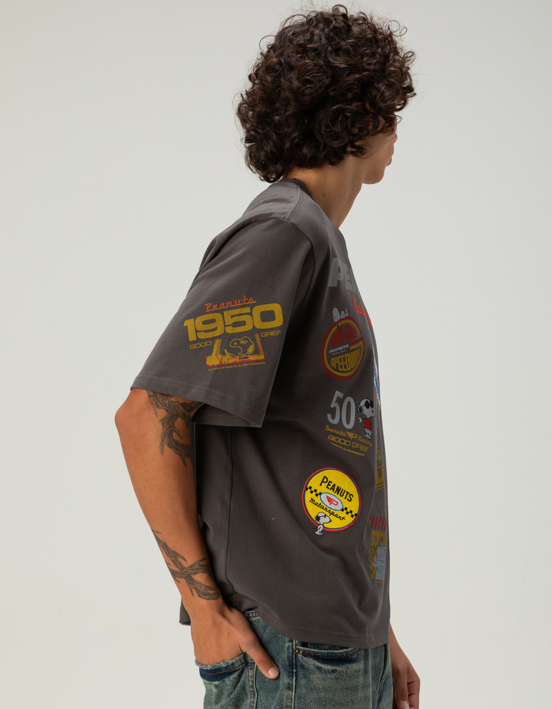 RSQ x Peanuts Racing Mens Boxy Tee image number 4
