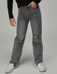 RSQ Girls High Rise Wide Leg Jeans image number 7