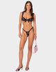 EDIKTED Floral Scrunch Bikini Bottom image number 2
