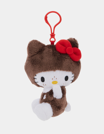 SANRIO Hello Kitty x Monchhichi Plush Keychain Primary Image