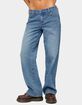 EDIKTED Breslin Low Rise Straight Leg Jeans image number 2