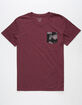 BLUE CROWN Botanical Mens Pocket Tee image number 1