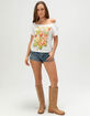 STRAWBERRY SHORTCAKE Womens Off The Shoulder Tee image number 2