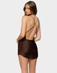 EDIKTED Soyana Fringed Backless Mini Dress image number 3
