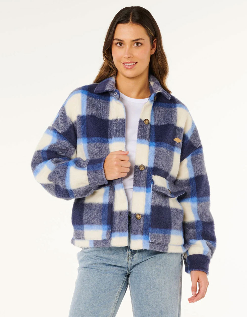 RIP CURL Cala Nights Womens Check Jacket image number 0