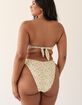DIPPIN' DAISY'S Lotus Bandeau Bikini Top image number 7