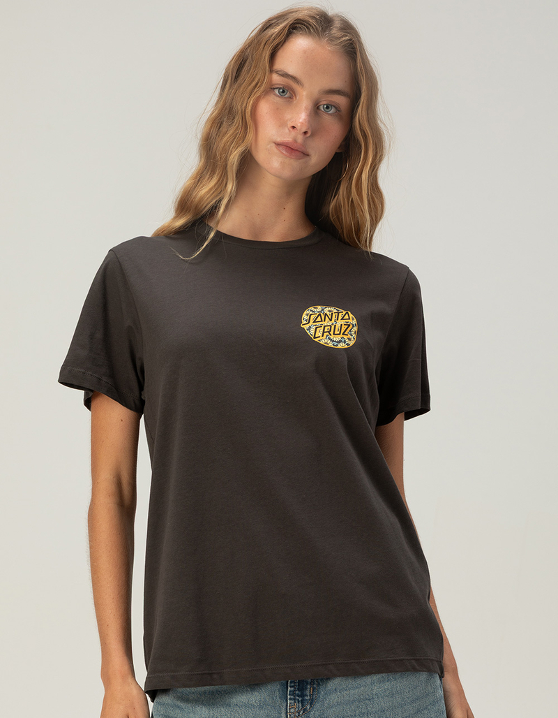 SANTA CRUZ Sunflower Dot Womens Boyfriend Tee image number 1