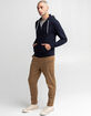 RSQ Full Zip Mens Navy Hoodie image number 5