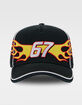 Six Seven Flame Snapback Hat image number 1