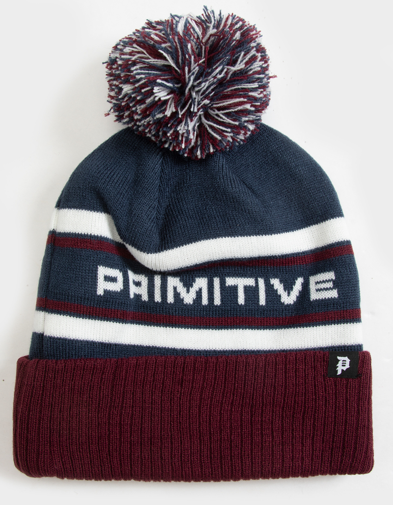 PRIMITIVE Euro Pom Mens Beanie image number 0