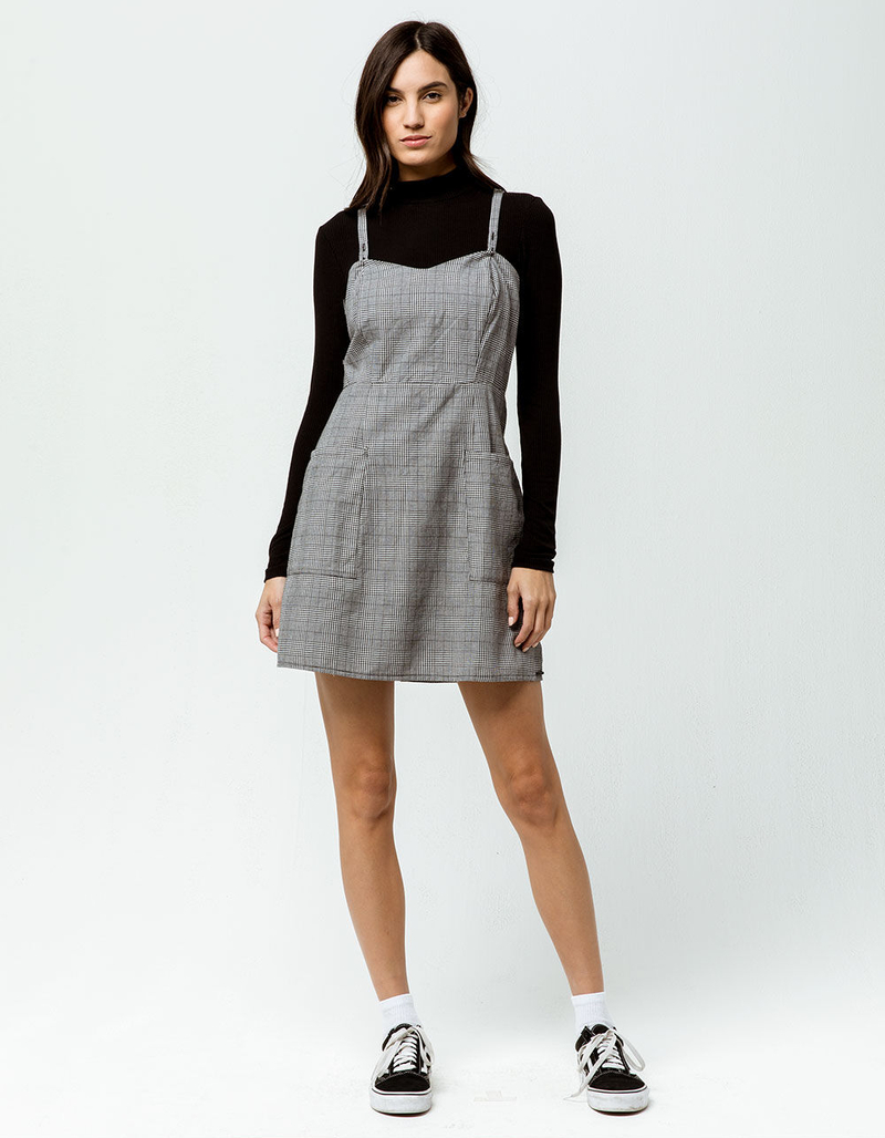 VOLCOM Ur A Plaid Girl Dress image number 3